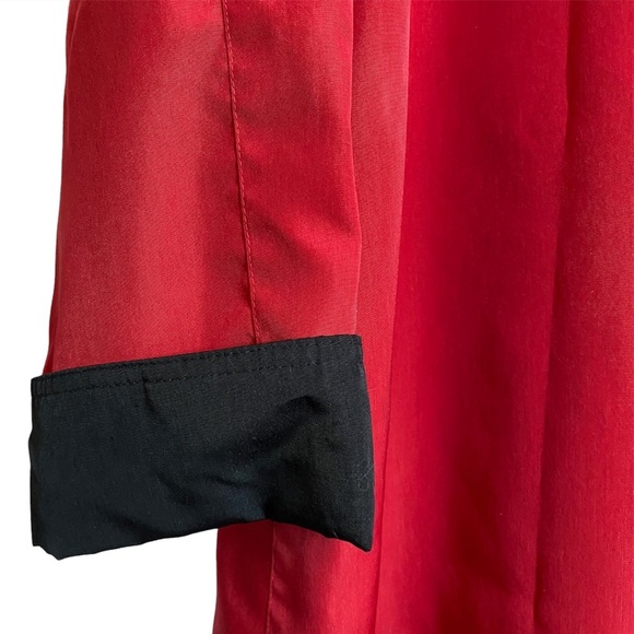 Forecaster Sport Red Medium Length Light Spring Jacket Black Contrast XL - Picture 12 of 16